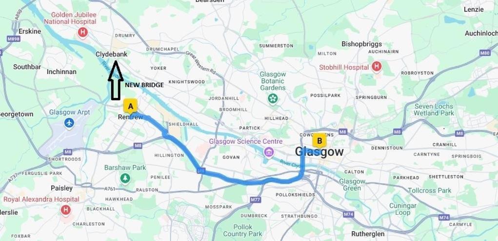 Glasgow Apartment Close To The Airport Ренфру Екстер'єр фото